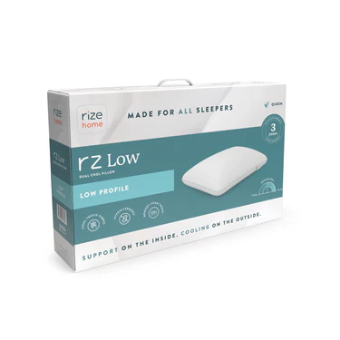 RIZE Low Dual Cool Pillow Longest Lasting Cool Cover